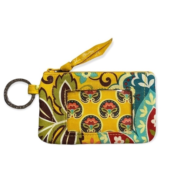 Vera Bradley Handbags - Vera Bradley Mini Wallet with Logo Key Ring